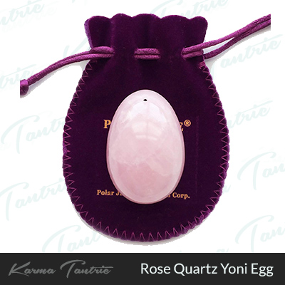rose quartz yoni egg