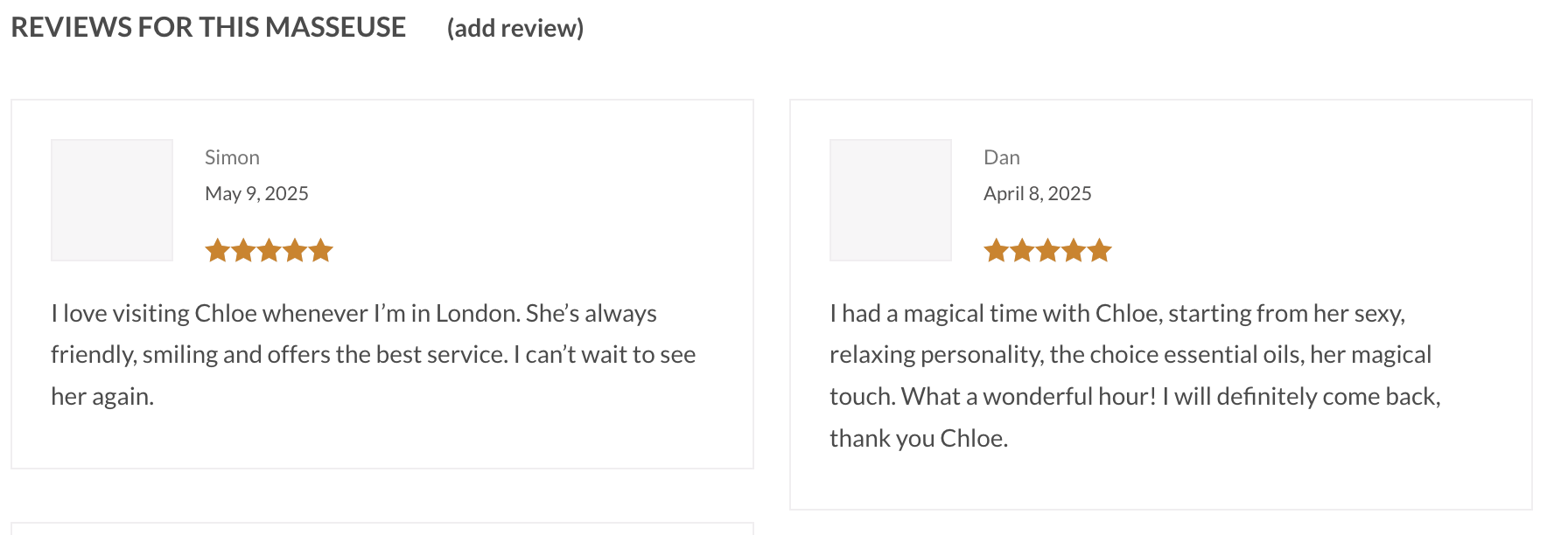 reviews for Chloe