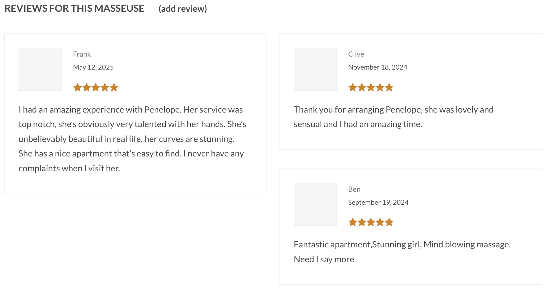reviews for Penelope